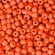 Seed beads 8/0 (3mm) Neon coral orange